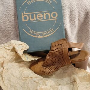 Bueno Women's Udo Brown Leather Heels